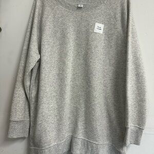 Old Navy Light Gray Women's Sweatshirt